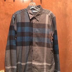Burberry Brit cotton button down shirt M medium